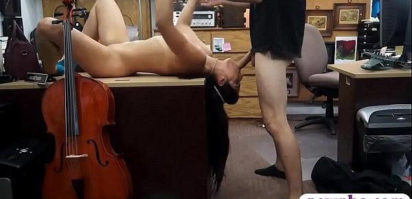  Woman sells her violin and fucked hard